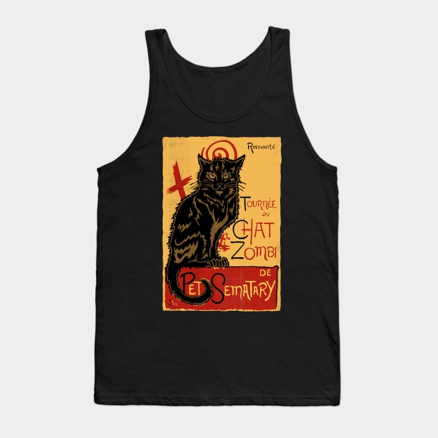 Chat Zombi (Collab w/ Demonigote) Tank Top by GoodIdeaRyan